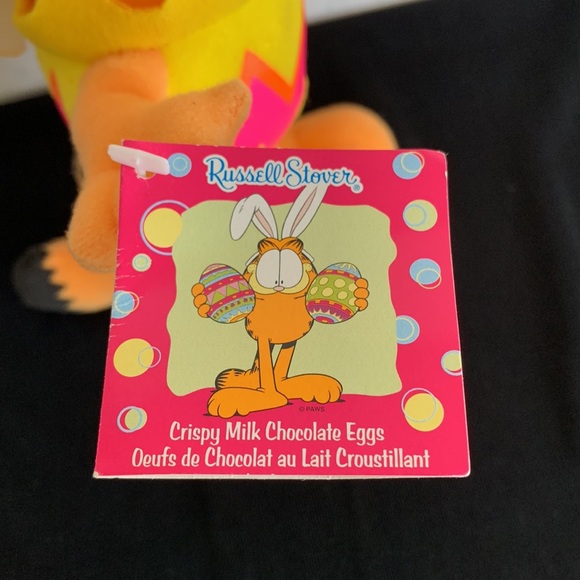 Vintage Russell Stover Garfield Easter Egg Plush Toy NWT - Picture 11 of 16